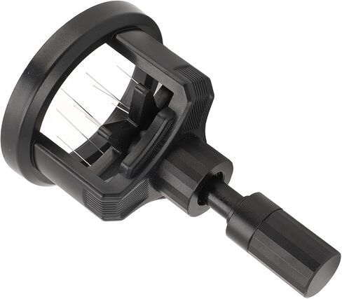 Coffee Stirrer Tool Rotation,Espresso Distribution Tool with Magnetic Base for Barista, Adjustable Depth Needle Distributor Tool (51) in Saudi Arabia
