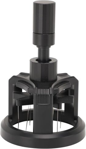 Coffee Stirrer Tool Rotation,Espresso Distribution Tool with Magnetic Base for Barista, Adjustable Depth Needle Distributor Tool (51) in Saudi Arabia