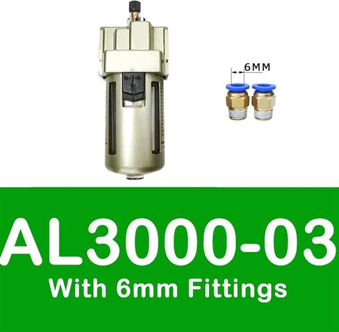 AL2000-02 AL3000-03 AL4000-04 Lubricator Pneumatic Components Model Flow Rate C Type PC Fittings Connector (Color : with C Type Fittings) in Saudi Arabia