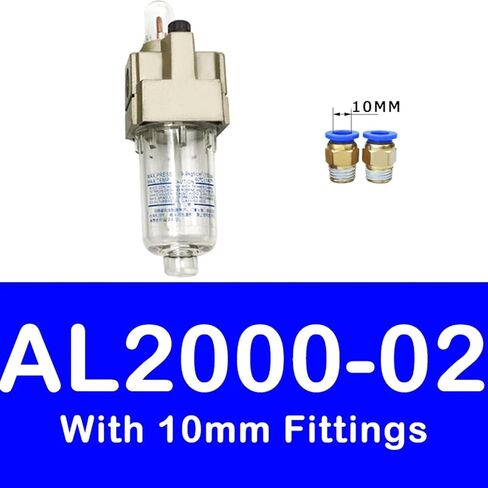 AL2000-02 AL3000-03 AL4000-04 Lubricator Pneumatic Components Model Flow Rate C Type PC Fittings Connector (Color : with C Type Fittings) in Saudi Arabia