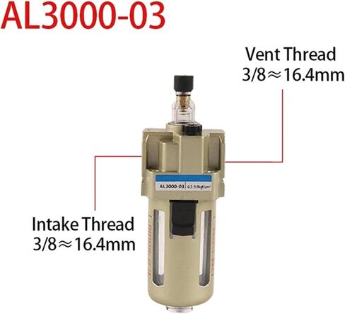 AL2000-02 Source Treatment Unit Pneumatic Lubricator Oil Mist Air Oiler Pneumatic Filter G1/4" Port Pneumatic Compressor (Color : AL3000-02) in Saudi Arabia