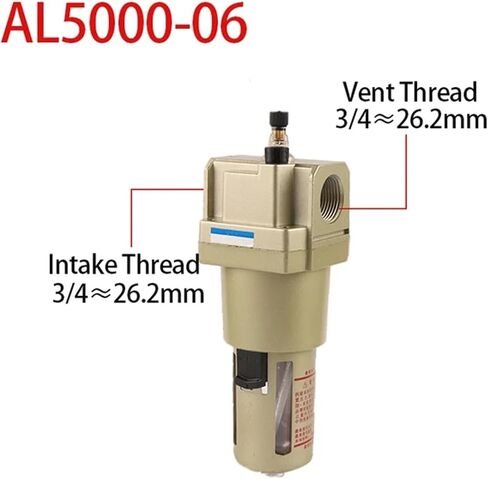 AL2000-02 Source Treatment Unit Pneumatic Lubricator Oil Mist Air Oiler Pneumatic Filter G1/4" Port Pneumatic Compressor (Color : AL3000-02) in Saudi Arabia