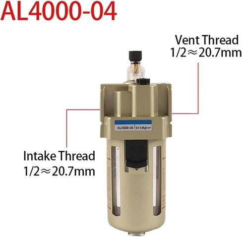 AL2000-02 Source Treatment Unit Pneumatic Lubricator Oil Mist Air Oiler Pneumatic Filter G1/4" Port Pneumatic Compressor (Color : AL3000-02) in Saudi Arabia