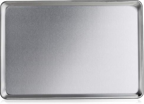New Star Foodservice Commercial-Grade 18-Gauge Aluminum Sheet Pan/Bun Pan (18 L x26 W x1 H(Full Size) Pack of 12 Measure Oven) in Saudi Arabia