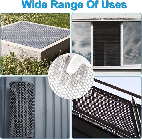 Patikil 5.5 "× 5.5" صفائح معدنية مثقبة ، 19GA 0.24 "Hexagonal Hole 304 Mesh Stagger Mester STAGGER موسع مثقب in Saudi Arabia