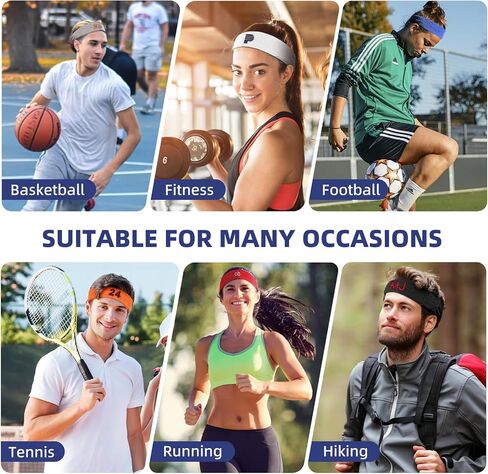 Personalized Sport Wrist Bands,Embroidered Baseball Wrist Bands,Soft & Stretchy Sports Wrist Bands for Men & Women – 4 Multiple Colors Wristbands Option in Saudi Arabia