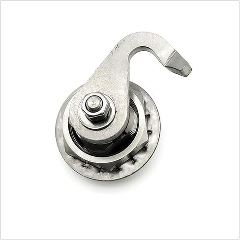 Ms705-4k Stainless Steel Hook and Tongue Lock Four Corner Left and Right Rotating Advertising Lock 1Pcs(Right) in Saudi Arabia