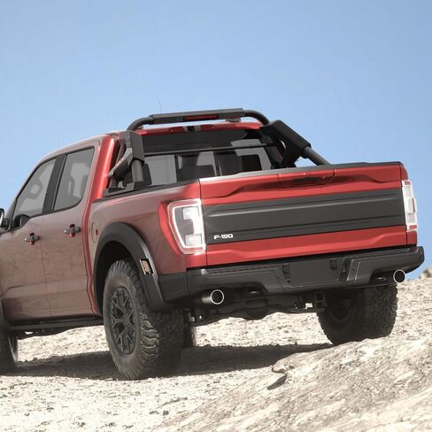 شريط لفة لشاحنة بيك آب بالحجم الكامل ، بار رياضي رف رف ، قابل للتعديل متوافق مع فورد F-150/F-250/F-350 ، RAM 1500/2500/3500 ، Chevy Silverado ، GMC Sierra ، Toyota Tacoma ، Tundra ، Sequoia ، Titan in Saudi Arabia