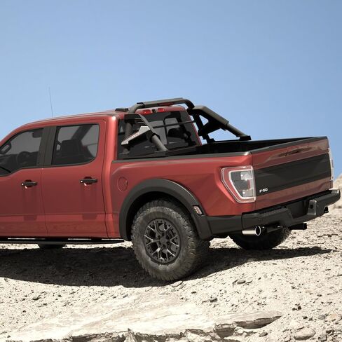 شريط لفة لشاحنة بيك آب بالحجم الكامل ، بار رياضي رف رف ، قابل للتعديل متوافق مع فورد F-150/F-250/F-350 ، RAM 1500/2500/3500 ، Chevy Silverado ، GMC Sierra ، Toyota Tacoma ، Tundra ، Sequoia ، Titan in Saudi Arabia