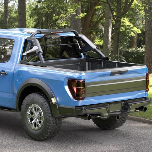شريط لفة لشاحنة بيك آب بالحجم الكامل ، بار رياضي رف رف ، قابل للتعديل متوافق مع فورد F-150/F-250/F-350 ، RAM 1500/2500/3500 ، Chevy Silverado ، GMC Sierra ، Toyota Tacoma ، Tundra ، Sequoia ، Titan in Saudi Arabia