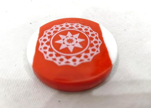 Carrom Board Striker Tournament Carrom Striker with Designer Case Original Quality Pool Ball Striker Smooth Finish for International Championship & Professionals Player Choice Assorted (Pack of 4) in Saudi Arabia