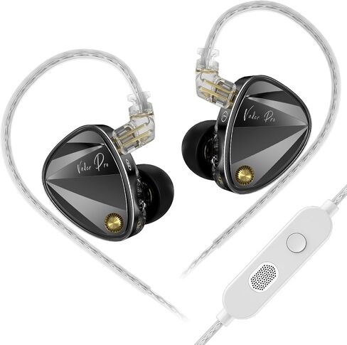 يشارك KZ Vader Pro في الأذن في سماعات الأذن للألعاب ، وسائق Dister Triple Dynamic مع 4 مفاتيح توليف ، ووضوح في جميع سماعات الأذن المريحة لضواح الأذن مريحة لاستريو للمرحلة (NOMIC) in Saudi Arabia