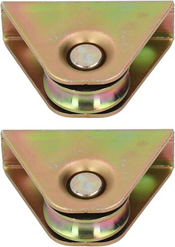 2Pcs U Groove Wheel Pulley 58mm 300kg Bearing Detachable U Type Groove Wheel for Electric Doors Industrial Carts in Saudi Arabia