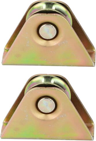 2Pcs U Groove Wheel Pulley 58mm 300kg Bearing Detachable U Type Groove Wheel for Electric Doors Industrial Carts in Saudi Arabia