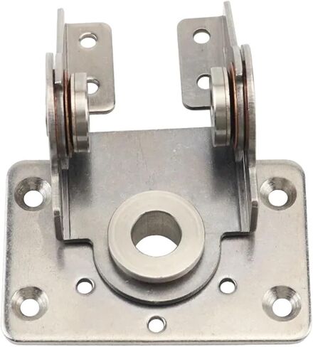 304 Stainless Steel Damping Dual-Axis Torque Hinge for Display Base and Automation Equipment Screen Applications 1Pcs in Kuwait
