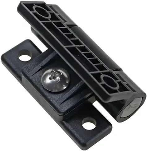 Black Plastic Nylon Damping Hinges with Torque for Industrial and Equipment Cabinets and Furniture 1Pcs(Black) in Kuwait