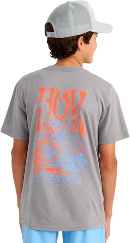 HUK Boys' Short Sleeve Performance Tee, Fishing T-Shirt for Kids in Saudi Arabia