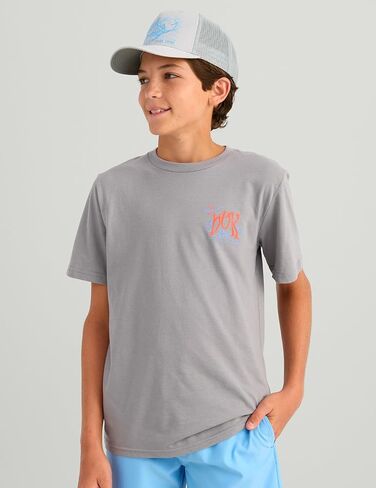 HUK Boys' Short Sleeve Performance Tee, Fishing T-Shirt for Kids in Saudi Arabia