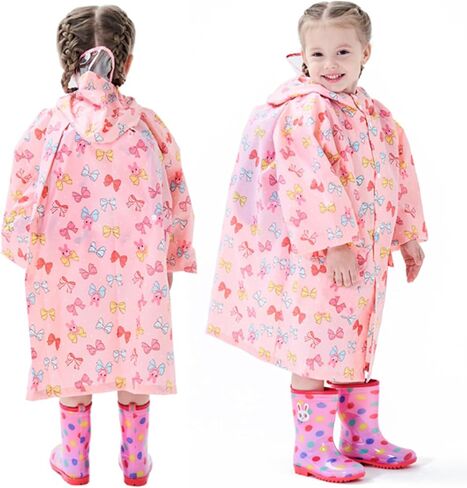 Boys Girls Raincoat Kids مقاوم للماء سترة أمطار خفيفة الوزن معطف أمطار in Kuwait