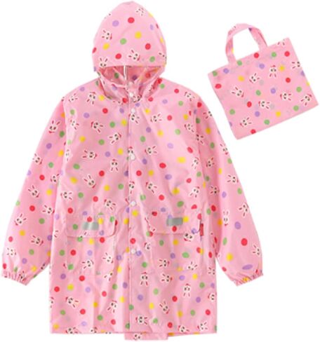 Boys Girls Raincoat Kids مقاوم للماء سترة أمطار خفيفة الوزن معطف أمطار in Kuwait