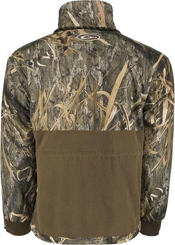 Drake Waterfowl MST Camo Eqwader™ 1/4 Zip (Old School) Old School Small in Saudi Arabia