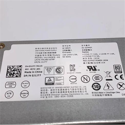 180W PSU for 3040 3046 3650 5040 7040 SFF MT Power Supply UH180ES-00 0J1J77 L180ES-00 05XV5K AC180AS-00 02GXHK(6Pin 4Pin) in Kuwait