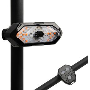 Upgraded Bike Tail Light with Turn Signal Bicycle Rear Light with Remote Control and Horn for Night Riding (Rechargeable) in Saudi Arabia