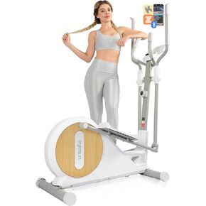 Elliptical Exercise Machine for Home,3-in-1Compact Training Machines with 16 Resistance Levels,14LB Flywheel,Low Impact Magnetic Cross Trainer,Quiet Portable Elliptical for Seniors&Small Spaces in Saudi Arabia