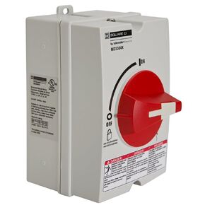 Square D MD3304X; Switch Motor Disconnect, Black in Saudi Arabia