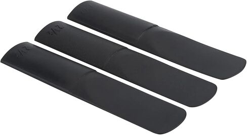 3 PCS 2.5 Mode Alto Saxophone Reeds ، من السهل تثبيت السلامة السوداء Alto Sax Reeds ، و Sax Accessories Reeds البلاستيك ساكسفون من أجل الساكسفونات المبتدئين in Kuwait