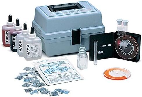 HACH HARDNESS و IRON و PH KIT ، نموذج HA-62A ، مجموعة اختبار جودة المياه ، مجموعة اختبار متعددة المعلمات ، تحليل شامل لجودة المياه ، مجموعة اختبار المياه المحمولة ، 183701 in Saudi Arabia