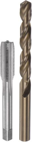 uxcell Tap & Bit Sets, M7.5 x 0.5 H2 Straight Flute Machine Thread Milling Tap, 7mm M35 Cobalt High Speed Steel (HSS-CO) Twist Drill Bit in Saudi Arabia
