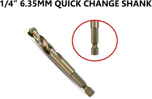 2mm-13mm Twist Hex Quick Change Drill Bit 10Pcs(3.2mm 10pcs) in Saudi Arabia