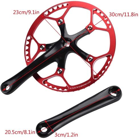 دراجة كرانيس ​​، جوفاء متكاملة متكاملة المرفق المتكافئ الذراع عالي القوة ألومنيوم سبيكة ذراع الذراع crank in Kuwait