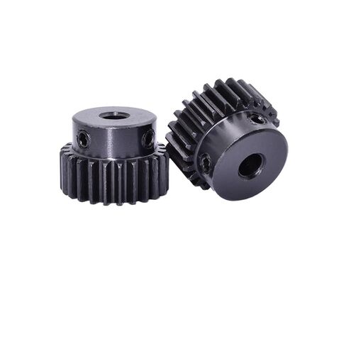 Gear Teeth Spiral Bevel Gear 1M Small Gear 1 Mod Spur Gear Inner Hole 5mm 1 Motor Mini Gear 12/14/15/16/17/18/19/20T Teeth Pinion 45# Steel Transmission Accessories Part(17 Teeth) in Saudi Arabia