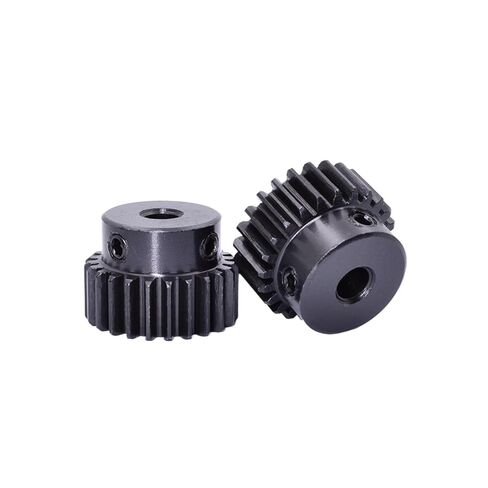 Gear Teeth Spiral Bevel Gear 1M Small Gear 1 Mod Spur Gear Inner Hole 5mm 1 Motor Mini Gear 12/14/15/16/17/18/19/20T Teeth Pinion 45# Steel Transmission Accessories Part(17 Teeth) in Saudi Arabia