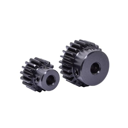 Gear Teeth Spiral Bevel Gear 1M Small Gear 1 Mod Spur Gear Inner Hole 5mm 1 Motor Mini Gear 12/14/15/16/17/18/19/20T Teeth Pinion 45# Steel Transmission Accessories Part(17 Teeth) in Saudi Arabia