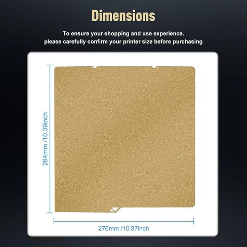 250x250mm Double Sided Textured PEI Build Plate for Ankermake M5/QIDI Q1 Pro, Flexible Spring Steel Magnetic Heated Bed, 300°C Heat Resistant 3D Printer Platform for PLA/PETG/ABS/TPU in Kuwait