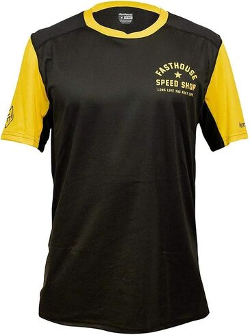 Fasthouse Youth Alloy Star Mountain Bike Jersey (Black/Gold ، YMD) - Kids '2020 in Saudi Arabia