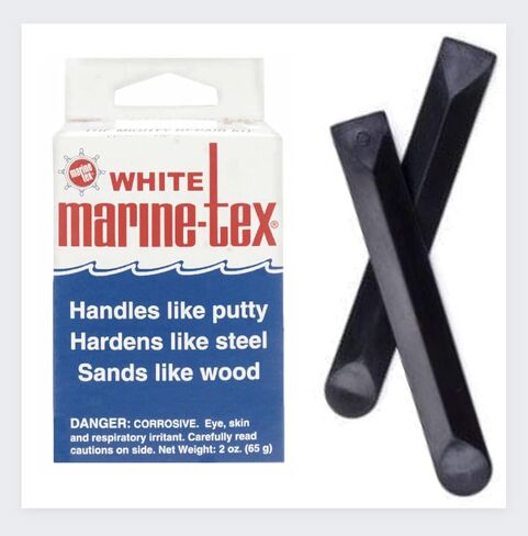 Marine Tex RM305K Epoxy White 2oz. + عصي خلط مجانية in Saudi Arabia