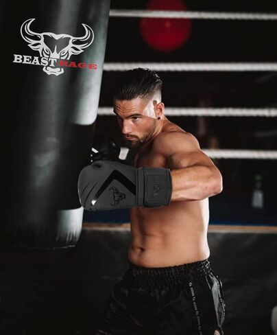 وحش الغضب قفازات الملاكمة Muay التايلاندية Kickboxing MMA قتال حقيبة التدريب لكمة ضرب رجال الرجال نساء في السجال اللياقة in Kuwait