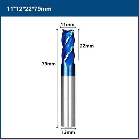 6mm 8mm Shank HSS End Mills Metal Cutter Menter Milling Tool Milling Milling Cutter CNC Bit 4 Mills 2-13mm (2.5xd6x8x52l) in Kuwait