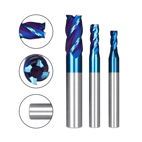 6mm 8mm Shank HSS End Mills Metal Cutter Menter Milling Tool Milling Milling Cutter CNC Bit 4 Mills 2-13mm (2.5xd6x8x52l) in Kuwait