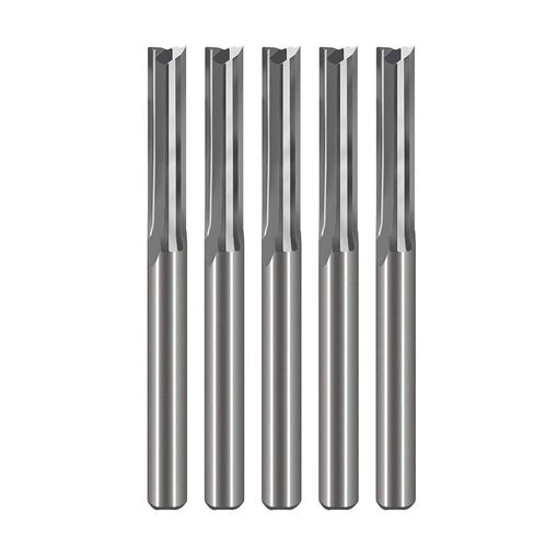 10pcs 3.175mm shank 22mm اثنين من المزامير فتحة Slot End Mill CNC أدوات قطع البعد بتات بت in Saudi Arabia