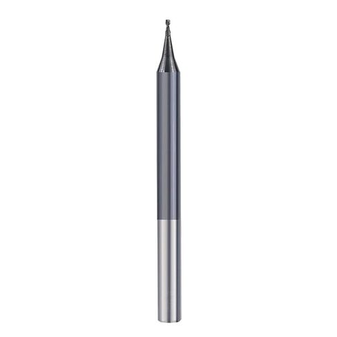4mm Shank Milling Cutter 2 Flute Micro Flat End Mill 0.2-0.9mm Tungsten Carbide CNC Router Bit Milling Tool(Nano Blue Coated,0.5xD4x1.0x50L) in Saudi Arabia