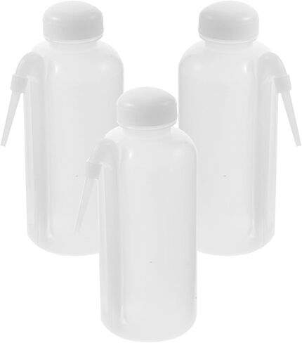 GLEAVI 3Pcs 500Ml Squeeze Bottles with Narrow Tip for Precise Liquid Dispensing, Cleaning, and Storage, Refillable Plastic Squirt Bottles for Water in Saudi Arabia