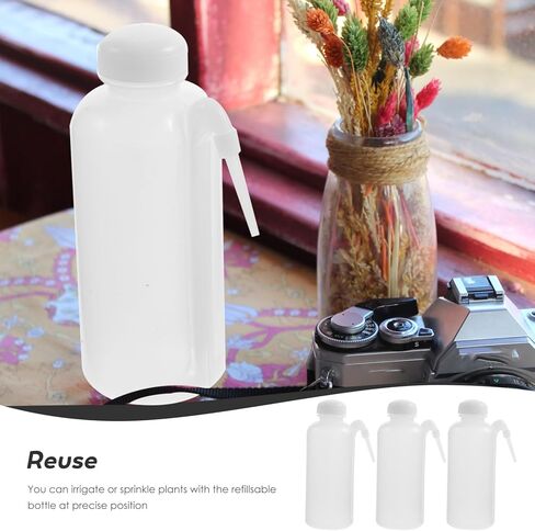 GLEAVI 3Pcs 500Ml Squeeze Bottles with Narrow Tip for Precise Liquid Dispensing, Cleaning, and Storage, Refillable Plastic Squirt Bottles for Water in Saudi Arabia