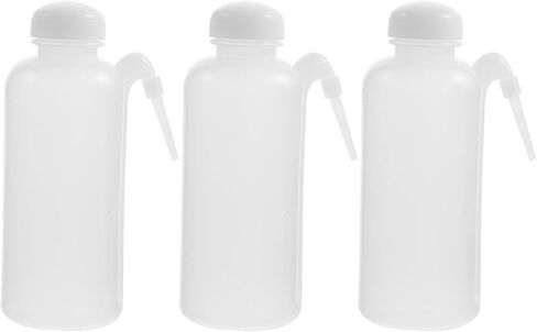 GLEAVI 3Pcs 500Ml Squeeze Bottles with Narrow Tip for Precise Liquid Dispensing, Cleaning, and Storage, Refillable Plastic Squirt Bottles for Water in Saudi Arabia