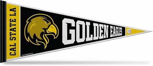 Rico Industries NCAA Cal State Los Angeles Golden Eagles 12" x 30" Felt Wall Décor Pennant - Great for Home/Bed Room/Man Cave Décor in Saudi Arabia