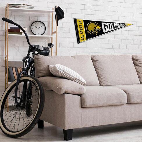 Rico Industries NCAA Cal State Los Angeles Golden Eagles 12" x 30" Felt Wall Décor Pennant - Great for Home/Bed Room/Man Cave Décor in Saudi Arabia